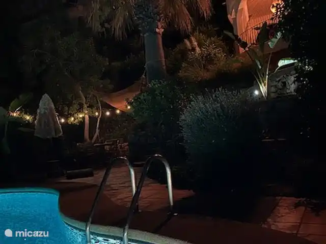 La casa Familia Costa Blanca huren in Spanje, Costa Blanca, Pego - vakantiehuis Huis en zwembad bij nacht