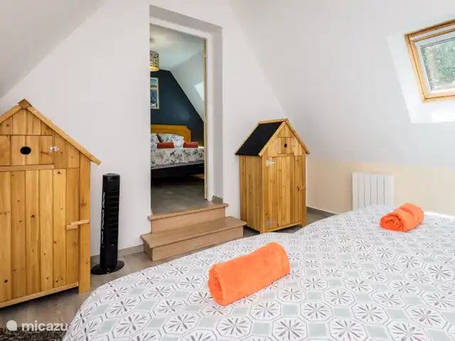 Flor de Châtaigne en Francia, Dordoña, Carsac - casa vacacional Dormitorio