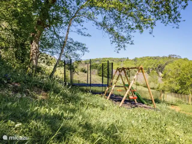 Flor de Châtaigne en Francia, Dordoña, Carsac - casa vacacional Patio de recreo