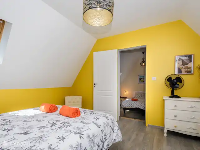 Flor de Châtaigne en Francia, Dordoña, Carsac - casa vacacional Dormitorio