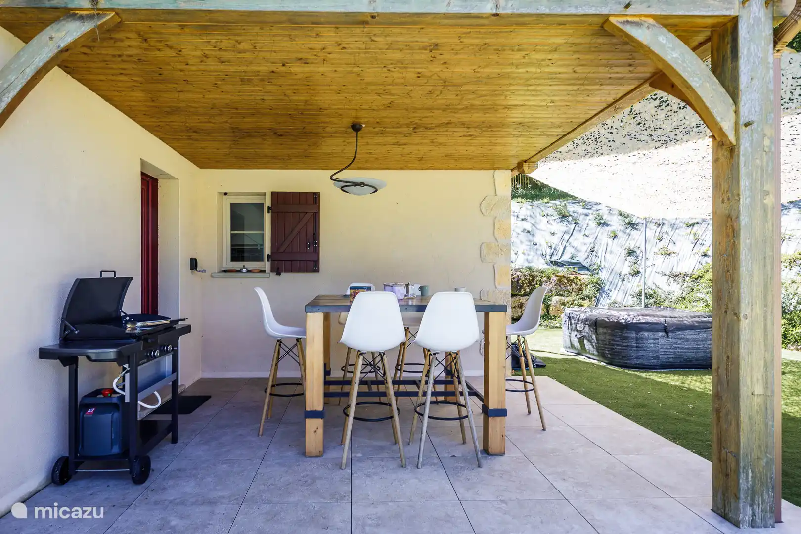 Terrasse mit Plancha