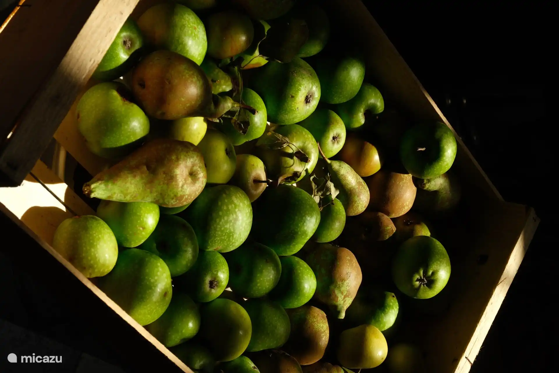 Fruit and eggs from our own garden.