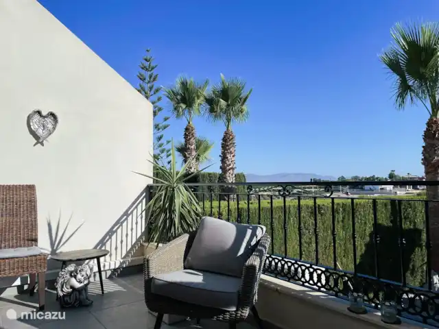Casa Karma huren in Spanje, Costa Blanca, Algorfa - finca Uitzicht vanaf terras, volledig privé, geen inkijk van buren