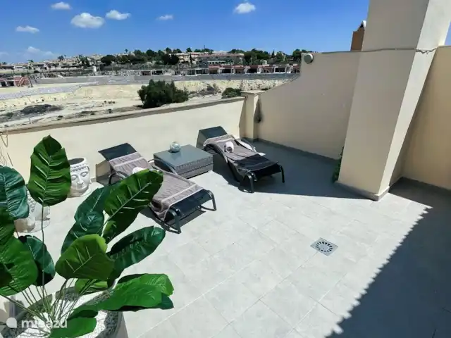 Casa Karma huren in Spanje, Costa Blanca, Algorfa - finca Groot dakterras zonder inkijk met fenomenaal uitzicht
