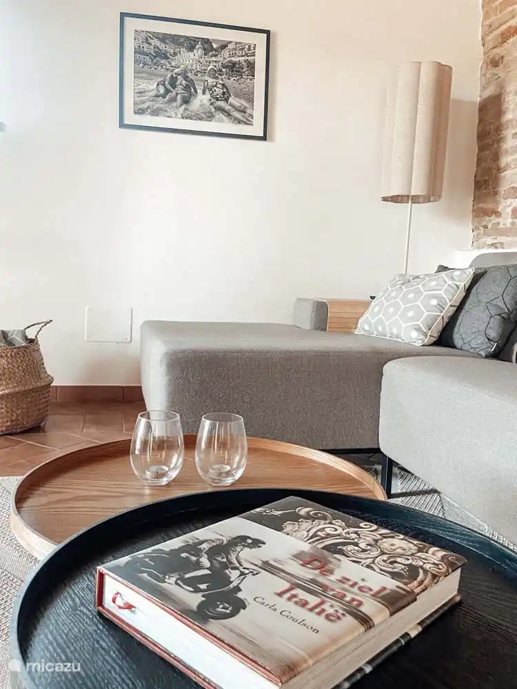 Die Chaiselongue im Wohnzimmer der Casa. 