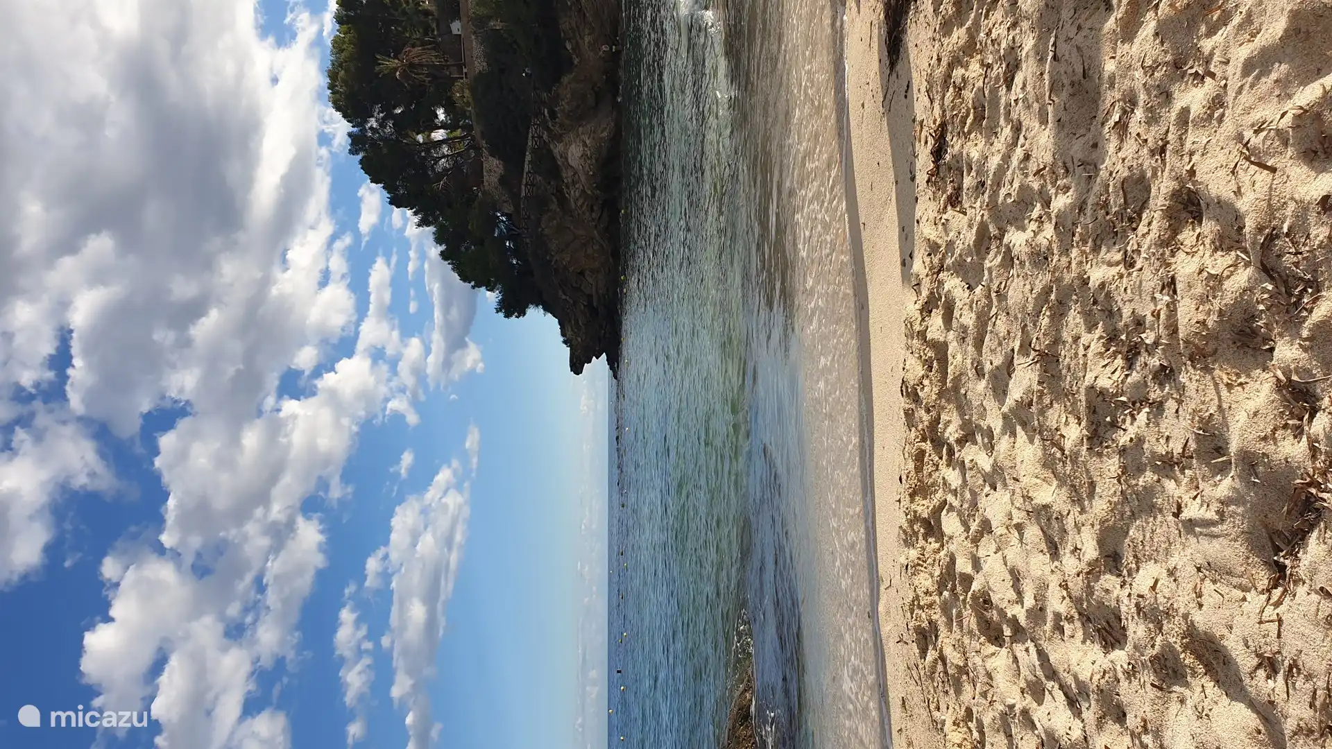 Sandstrand in der Nähe