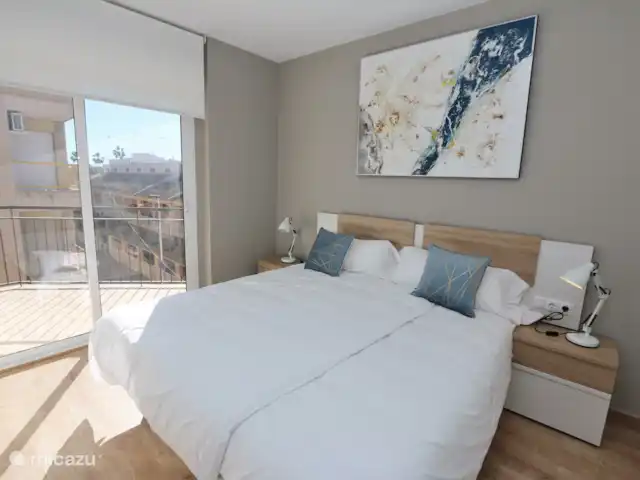 À distance de marche de la plage de Mar Menor | Espagne, Murcia, San Pedro del Pinatar - appartement Chambre avec lit double