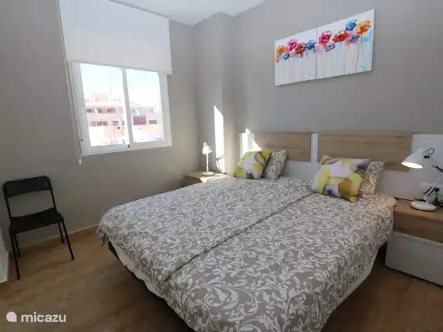 À distance de marche de la plage de Mar Menor | Espagne, Murcia, San Pedro del Pinatar - appartement Chambre avec lit double