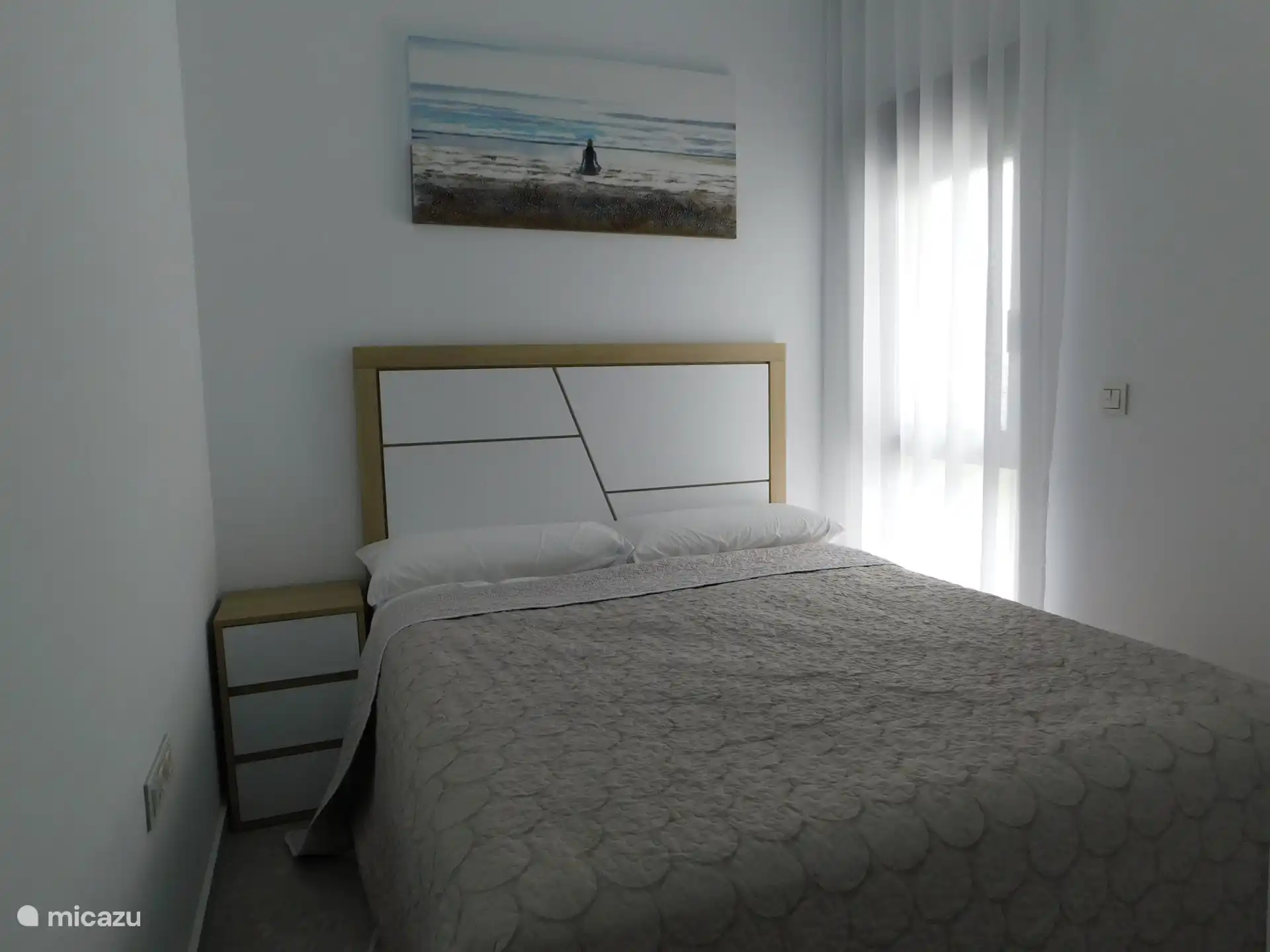 Das kleinste, aber dennoch komfortable Schlafzimmer mit 2-Personen-Bett  