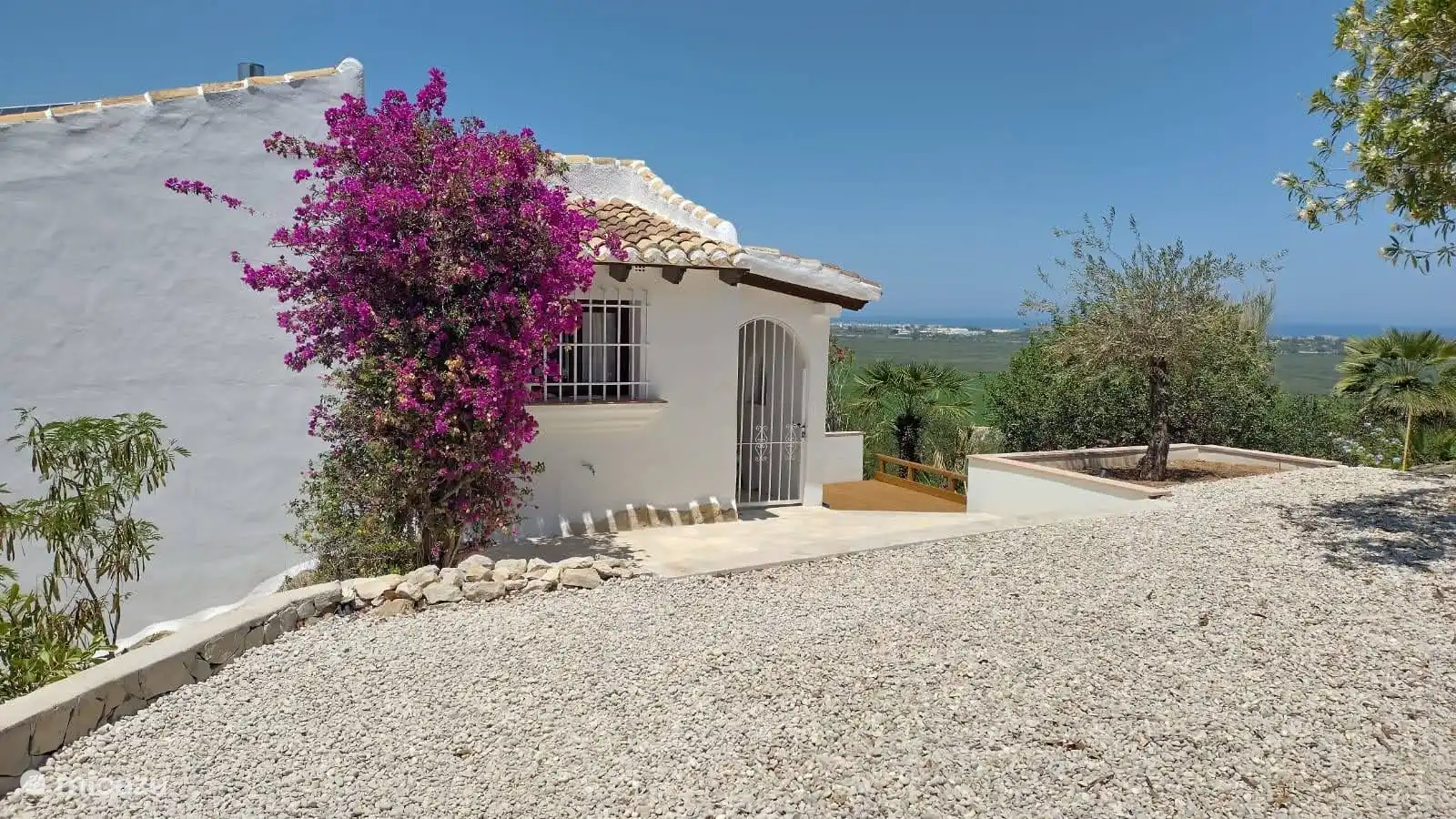 Vorderseite des Hauses