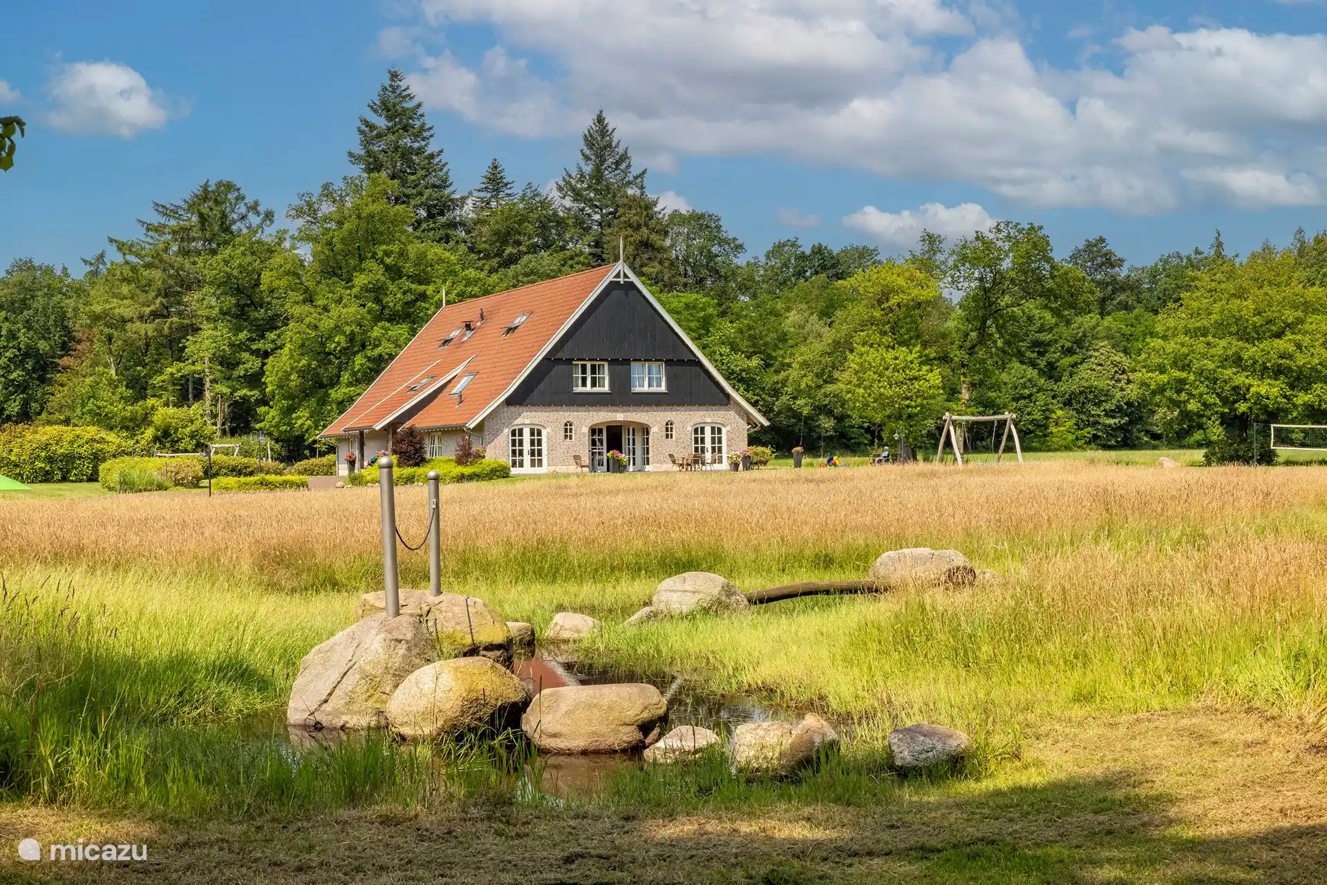 Der Blick auf das Land in Niederlande, Overijssel, Losser - ferienhaus