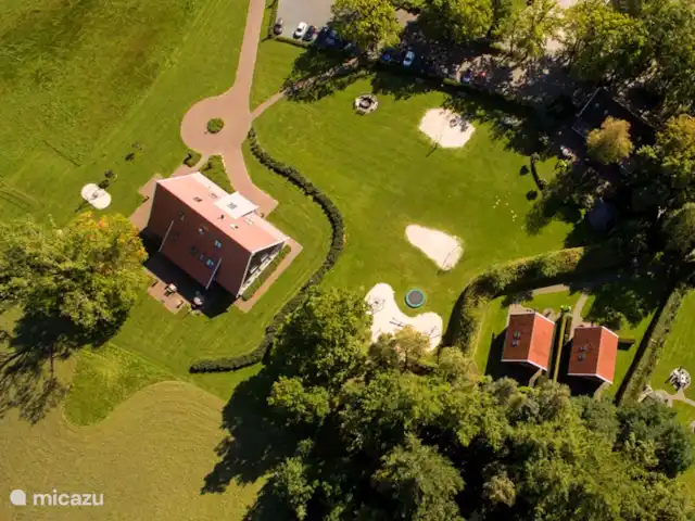 La vue sur la terre | Pays-Bas, Overijssel, Losser - maison de vacances Situé sur un domaine.