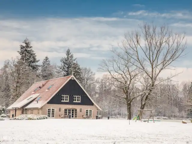 La vue sur la terre | Pays-Bas, Overijssel, Losser - maison de vacances Villa Lanzicht pendant les mois d’hiver