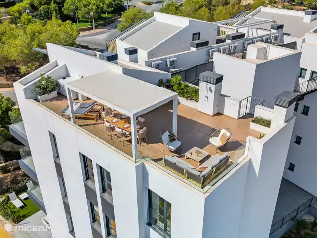 Mandarino penthouse las colinas golf en España, Costa Blanca, Orihuela Costa - apartamento Hermosa terraza en la azotea