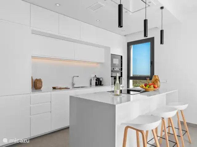 Mandarino penthouse las colinas golf en España, Costa Blanca, Orihuela Costa - apartamento Cocina excelentemente equipada con isla de cocción