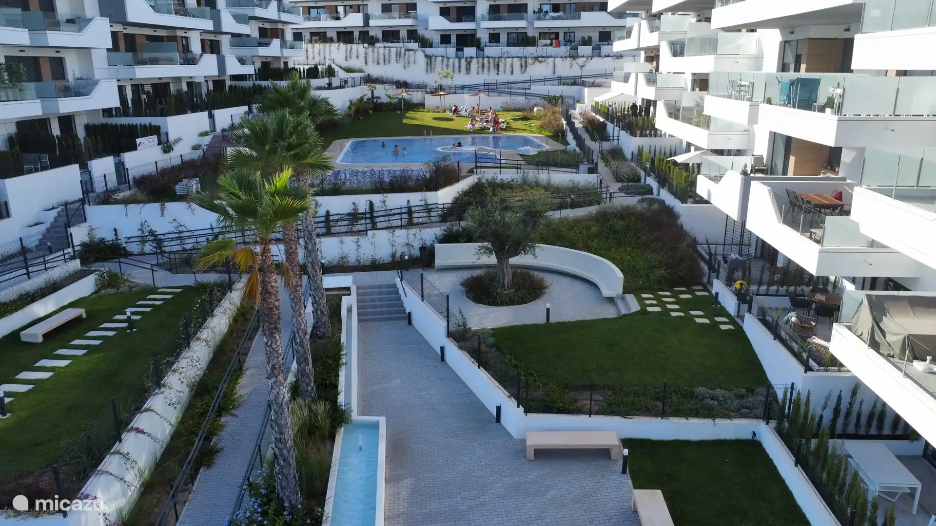 Le jardin et la piscine
