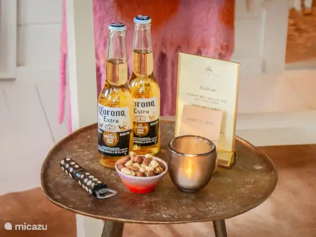 CoCo Cabin en Países Bajos, Utrecht, Woudenberg - casa pequeña  Bebidas de bienvenida