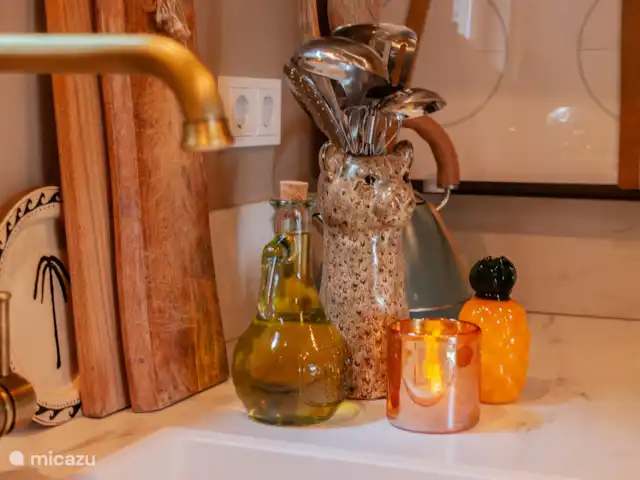 CoCo Cabin en Países Bajos, Utrecht, Woudenberg - casa pequeña  Cocina completa