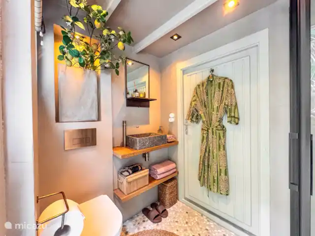 CoCo Cabin en Países Bajos, Utrecht, Woudenberg - casa pequeña  Cuarto de baño decorado de forma atractiva
