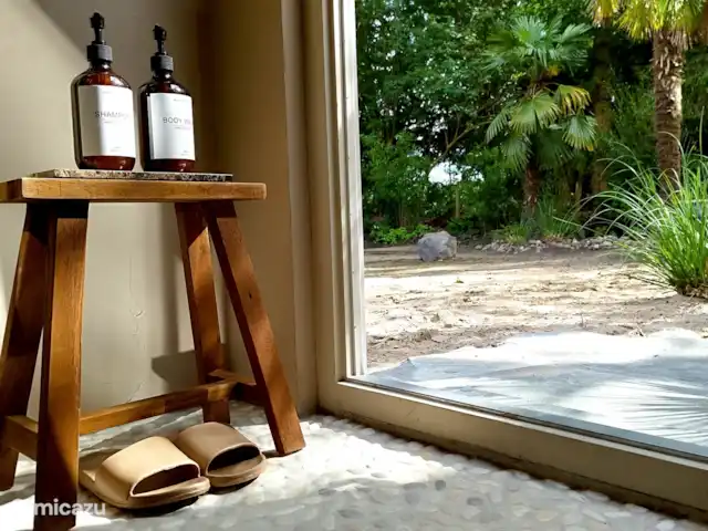 CoCo Cabin en Países Bajos, Utrecht, Woudenberg - casa pequeña  Champú y gel de baño