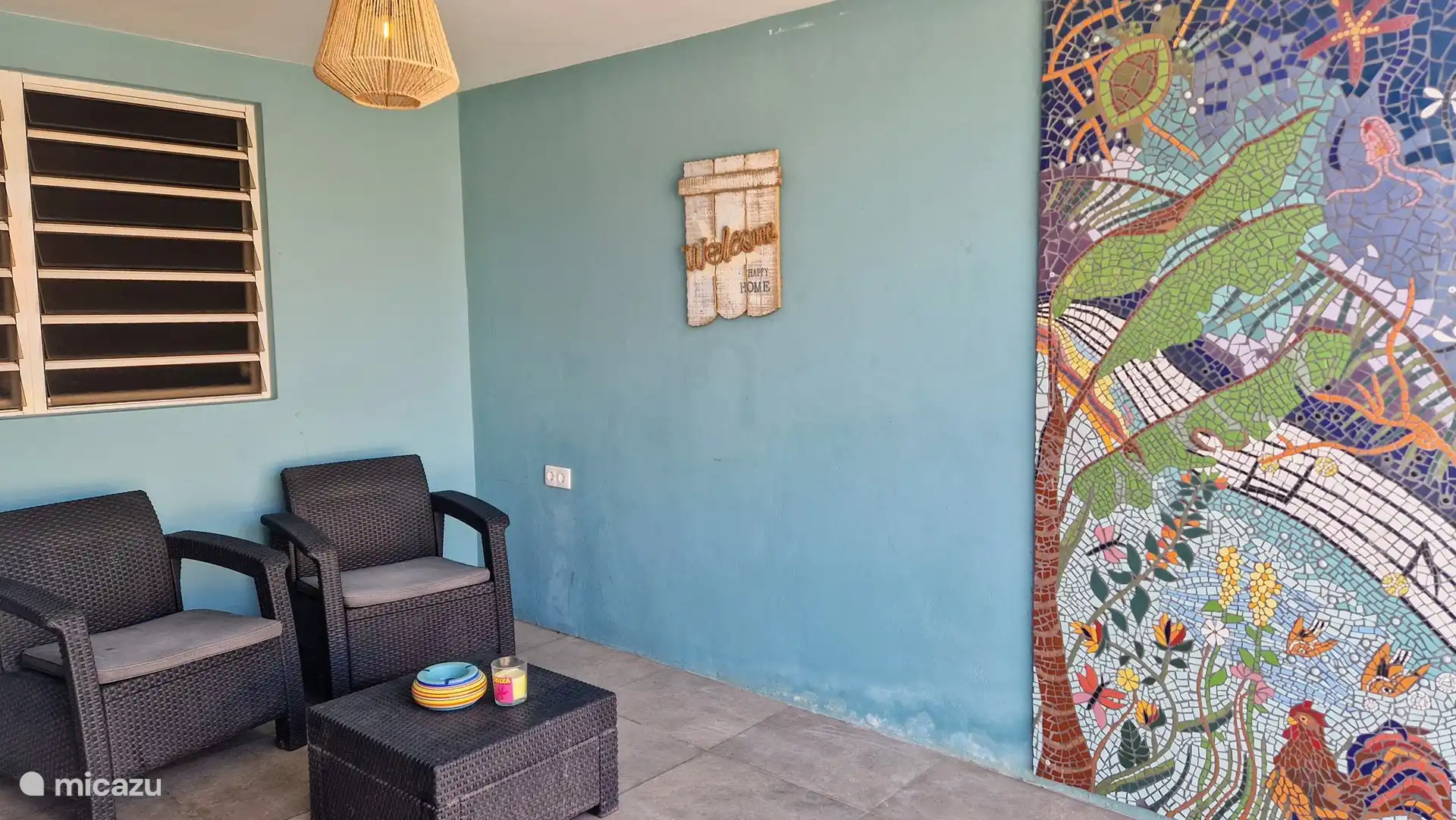 Überdachter Vordersitz