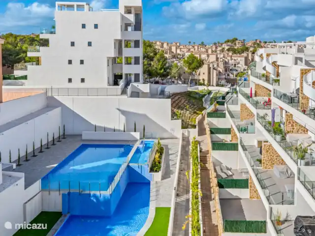 Location de Vacances Espagne, Costa Blanca, Orihuela Costa, appartement - Appartement moderne 4p + terrasse sur le toit Piscine