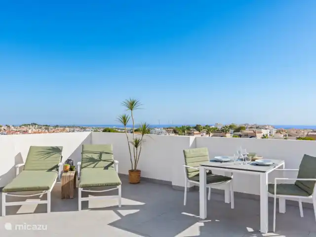 Location de Vacances Espagne, Costa Blanca, Orihuela Costa, appartement - Appartement moderne 4p + terrasse sur le toit Toit