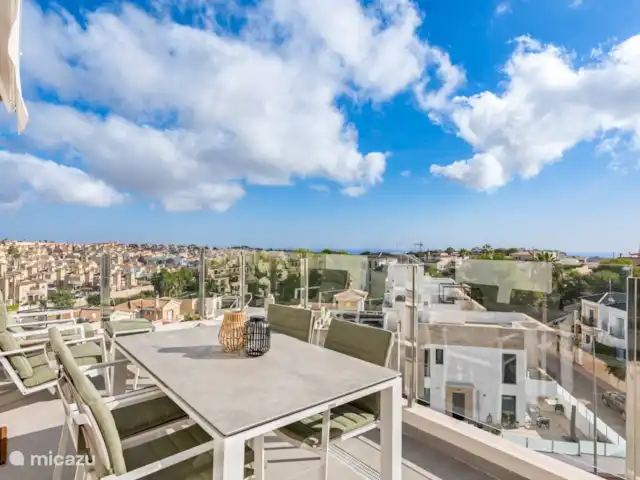 Location de Vacances Espagne, Costa Blanca, Orihuela Costa, appartement - Appartement moderne 4p + terrasse sur le toit Terrasse
