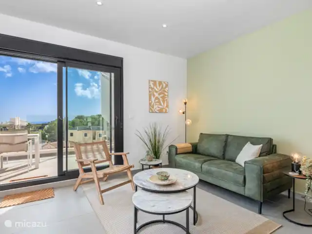 Location de Vacances Espagne, Costa Blanca, Orihuela Costa, appartement - Appartement moderne 4p + terrasse sur le toit Salon