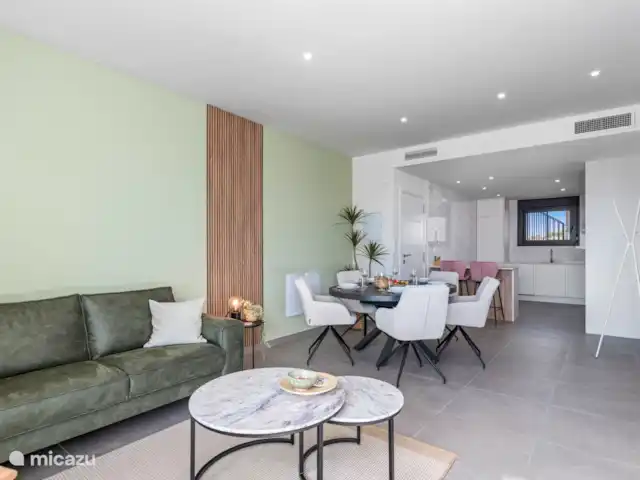 Location de Vacances Espagne, Costa Blanca, Orihuela Costa, appartement - Appartement moderne 4p + terrasse sur le toit Salon