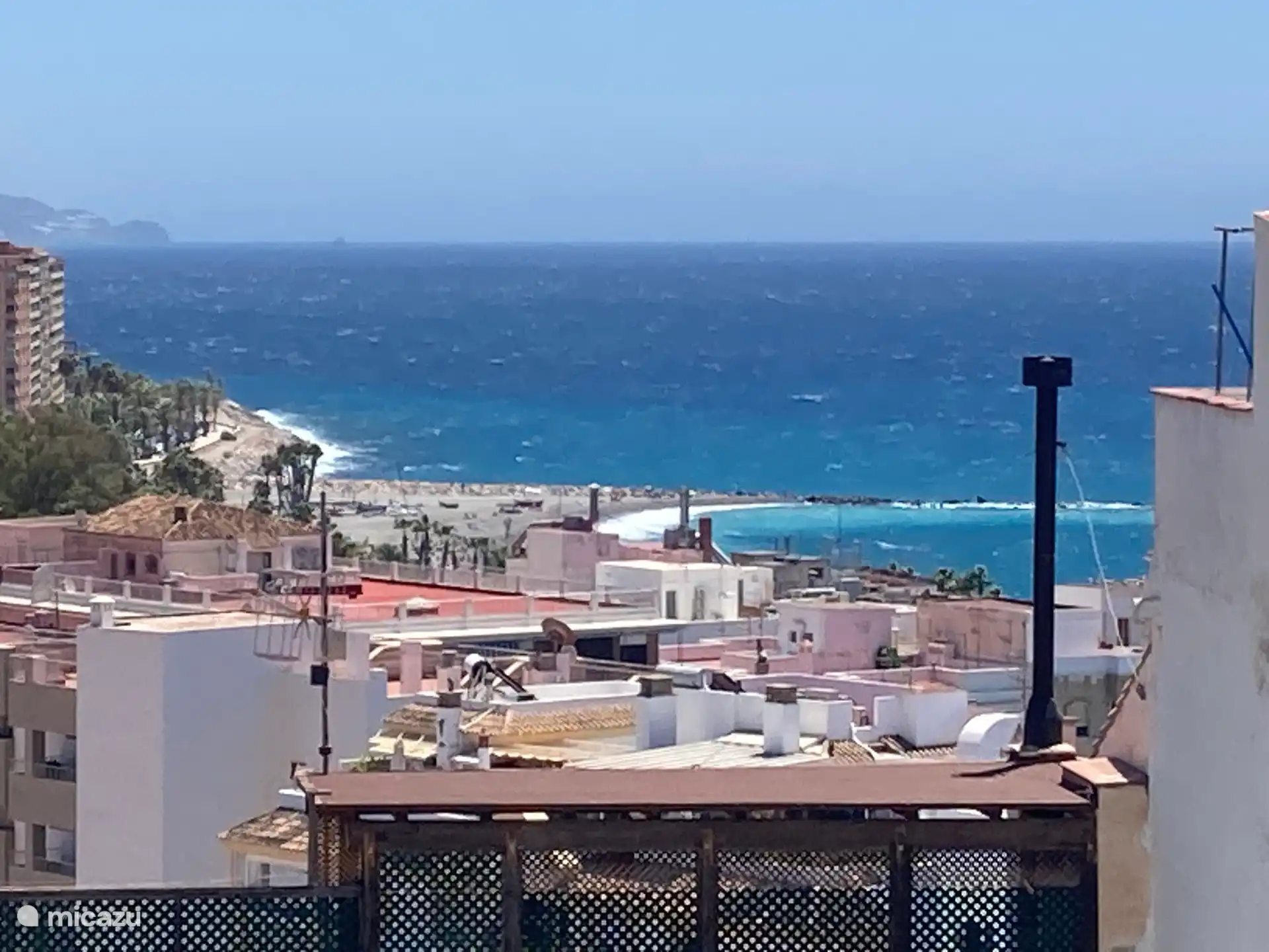 Spektakuläre Aussicht von der Dachterrasse