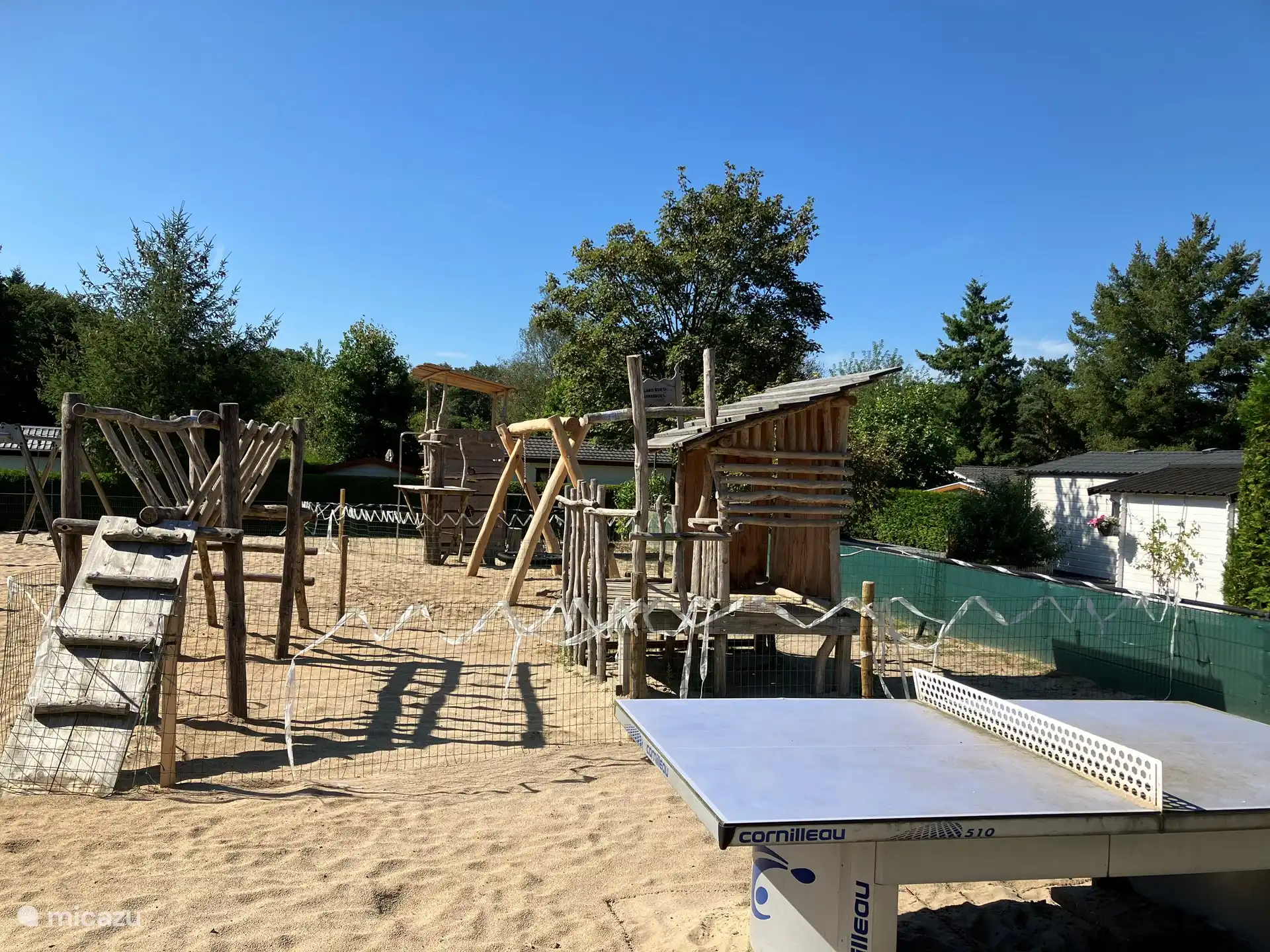 Playground and tennis table