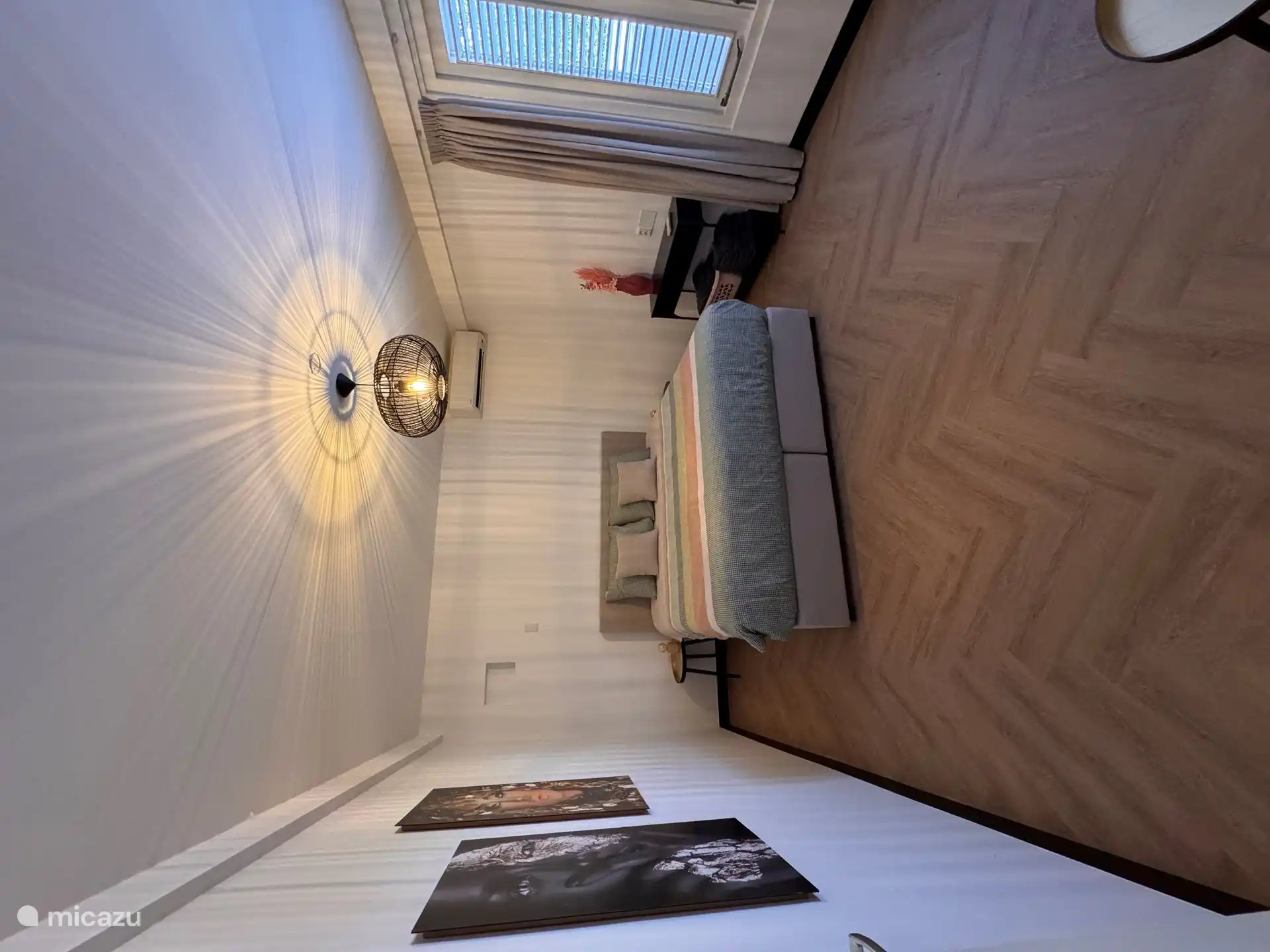 Ihr Bett ist bei der Ankunft bezogen.