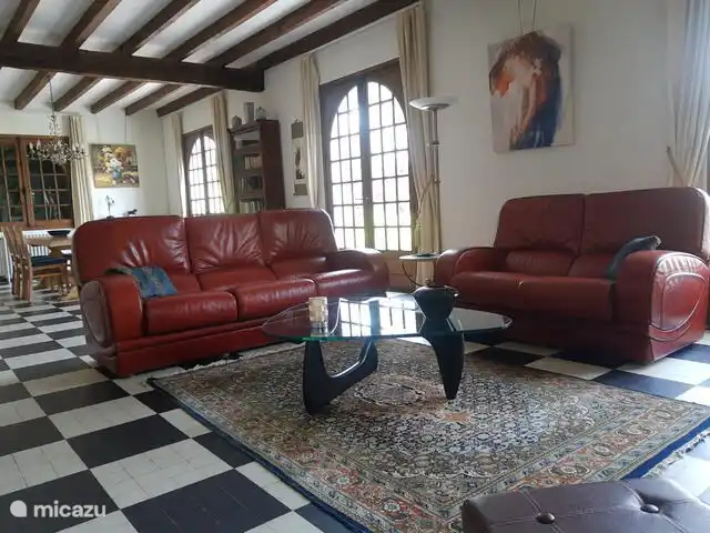 Sitting area in living room.