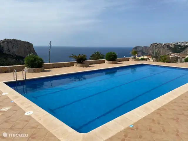 Casa Thalessa Benitachell huren in Spanje, Costa Blanca, Benitachell - appartement Gemeenschappelijk zwembad met uitzicht over de Middellandse zee aan de Costa Blanca