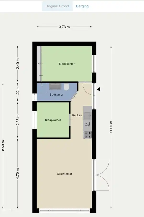 Plan d’étage du chalet