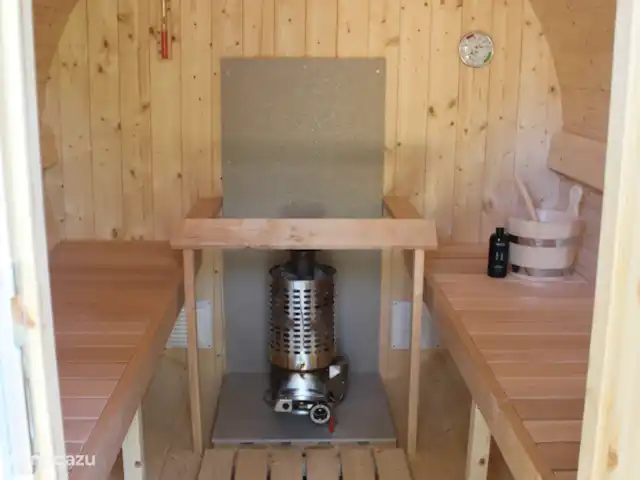 Chalet 4p en forêt avec sauna et bain à remous | Pays-Bas, Drenthe, Diever - chalet À l’intérieur du sauna finlandais
