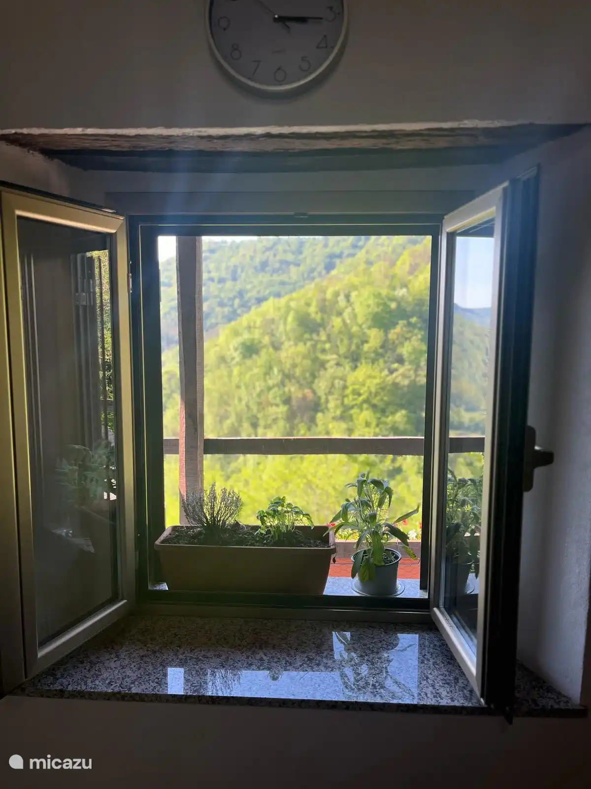 Blick auf die Küche