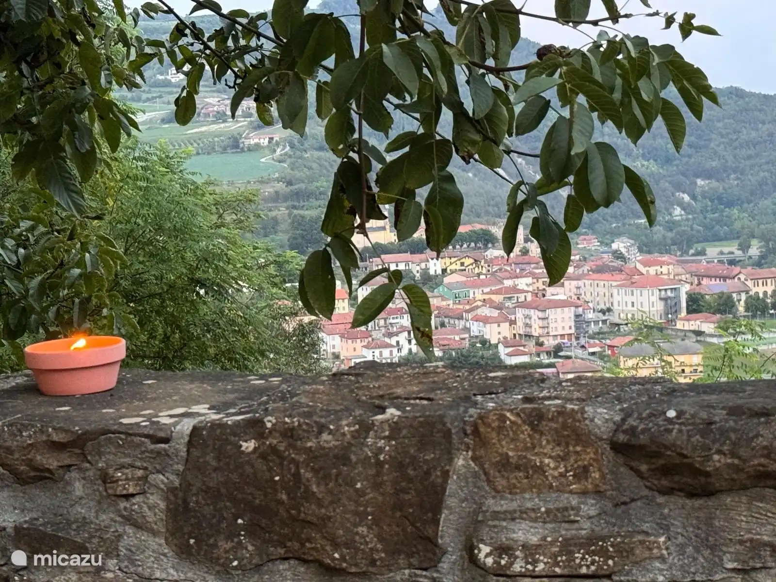 Blick von unserer Terrasse.