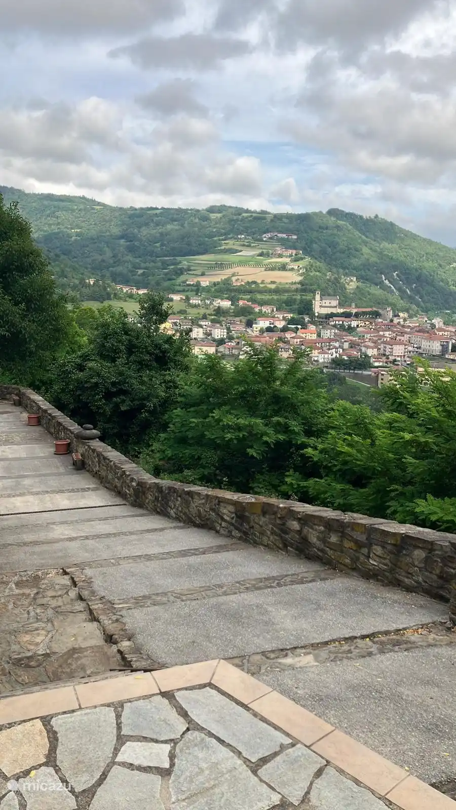 Blick auf Monesiglio.