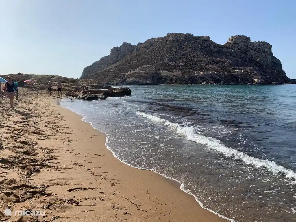 een van de vele stranden