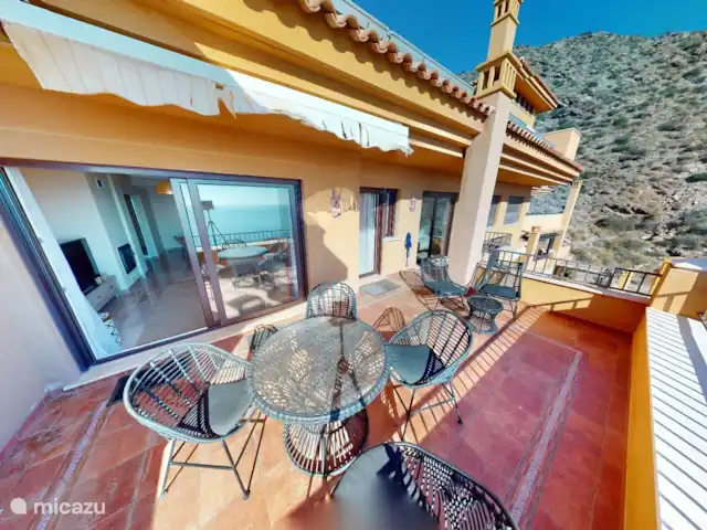 Penthouse Bonita vista La Mar huren in Spanje, Costa Cálida, Aguilas - appartement Terras met tuinmeubilair