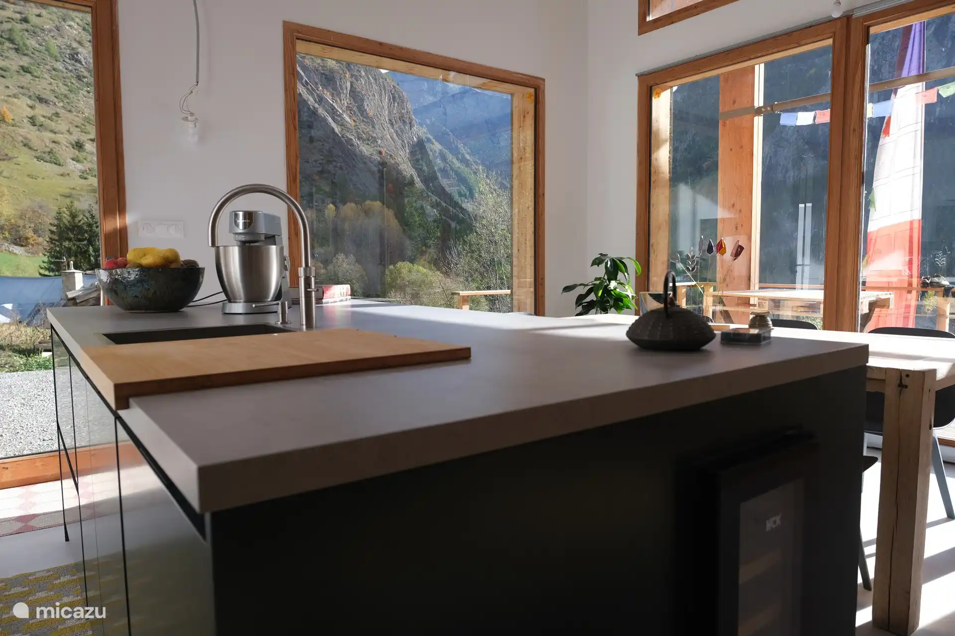 Wer würde nicht gerne mit so einer Aussicht kochen!