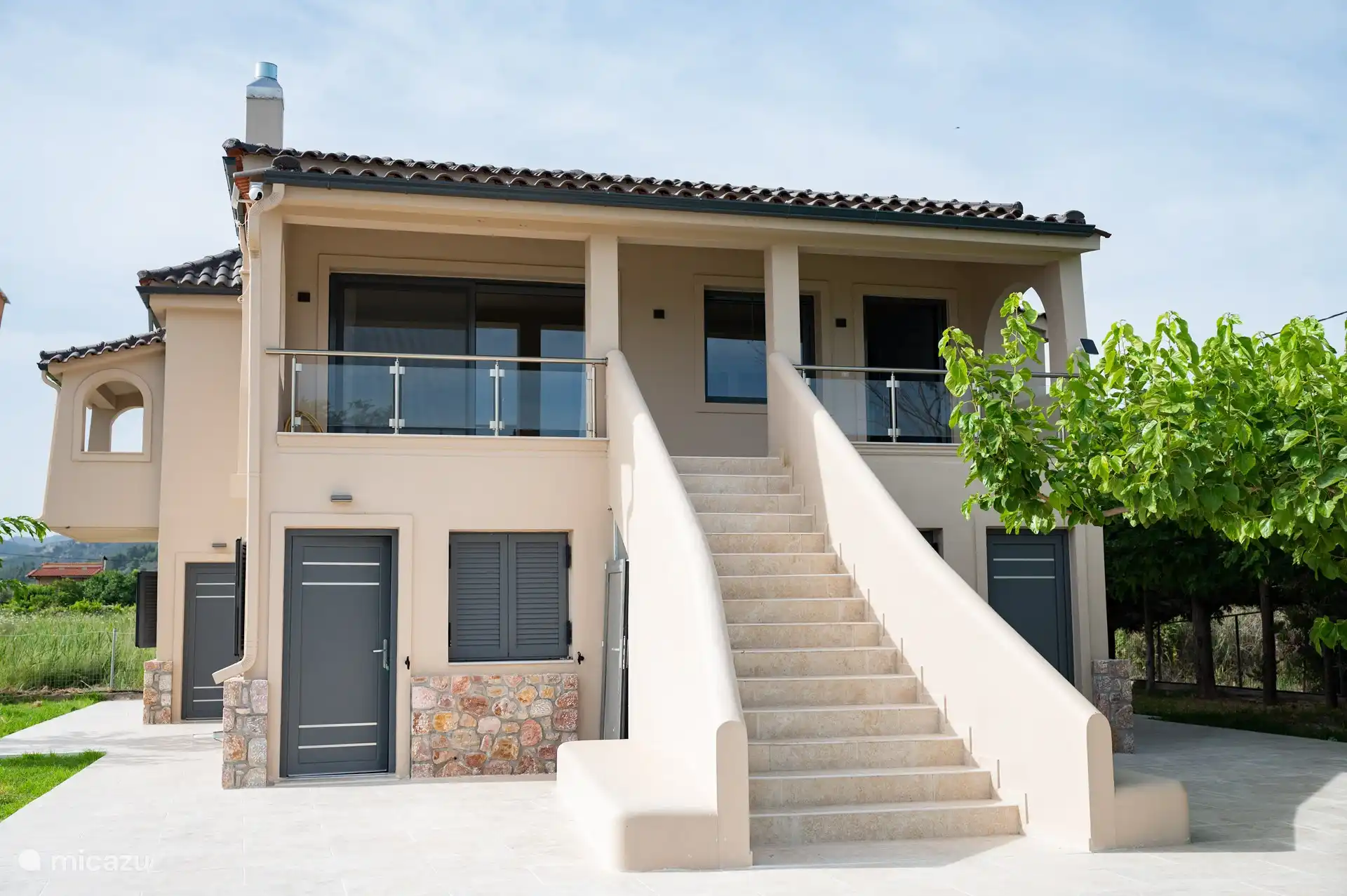 Seaside villa, outside view