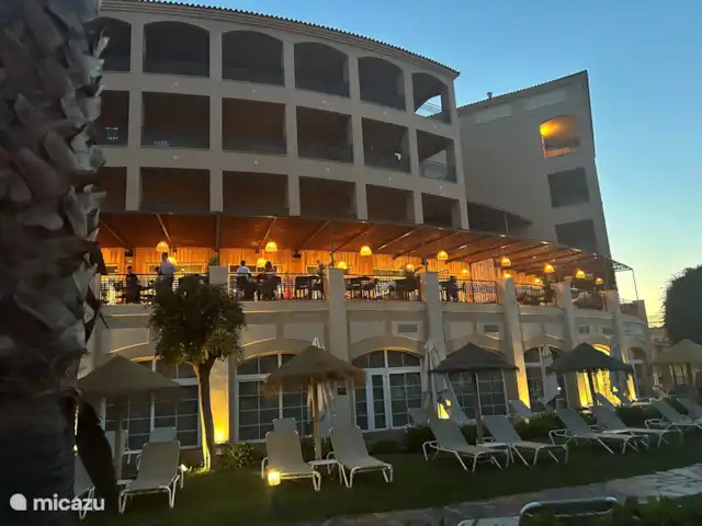 Location de Vacances Espagne, Andalousie, Islantilla, appartement - Casa Solina Le restaurant avec le bar