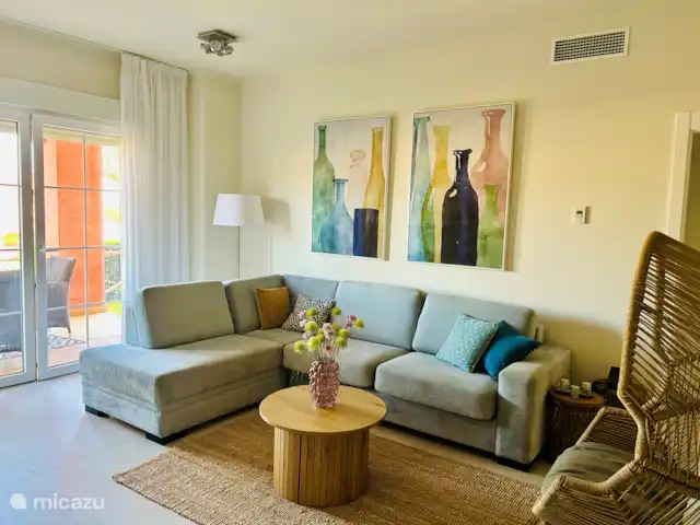 Location de Vacances Espagne, Andalousie, Islantilla, appartement - Casa Solina Le salon lumineux et spacieux