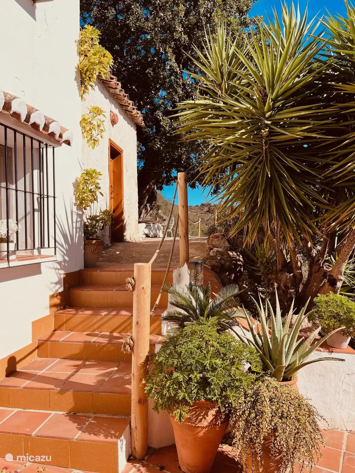 toegang tot het tweede terras