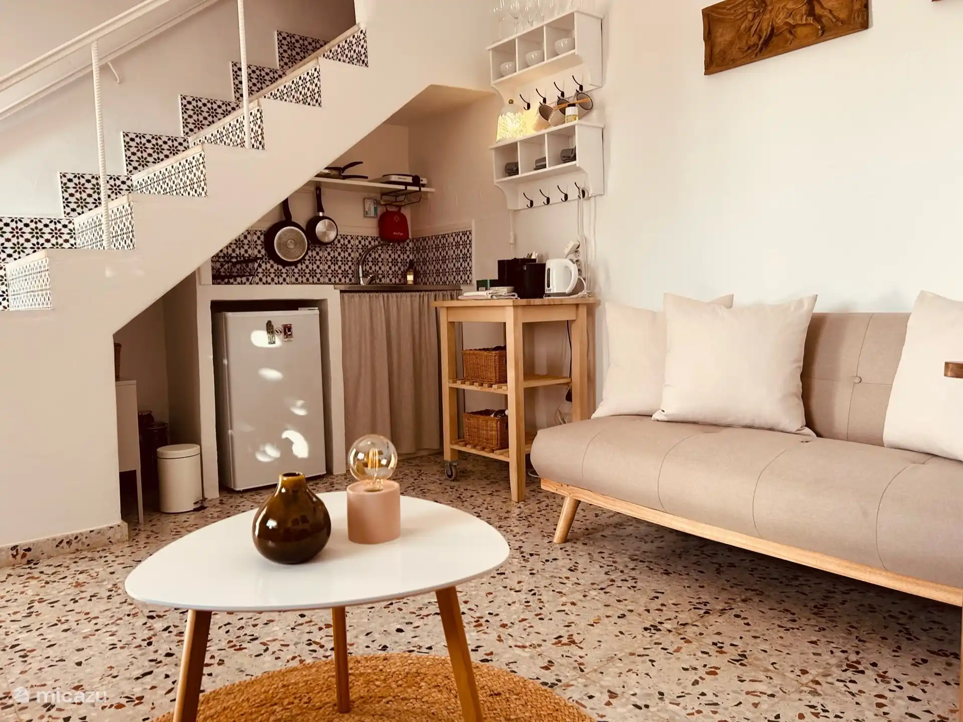 begane grond met kitchenette