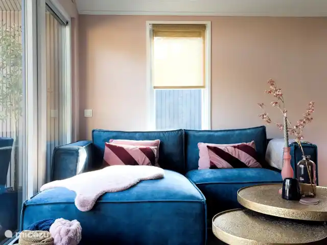 Royal Resort Cosy Cabin Deluxe huren in Nederland, Overijssel, Haarle - chalet Zithoek Royal Resort Cosy Cabin