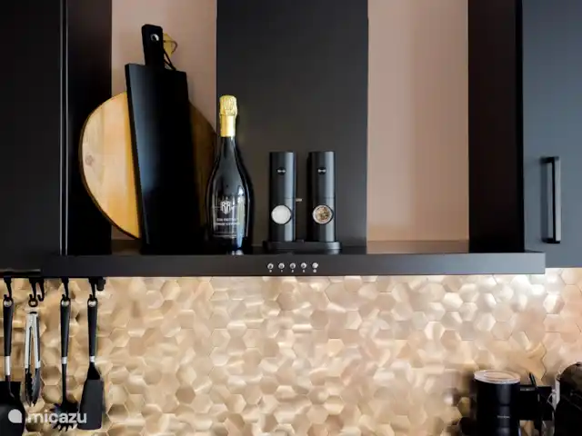 Royal Resort Cosy Cabin Deluxe huren in Nederland, Overijssel, Haarle - chalet Keuken